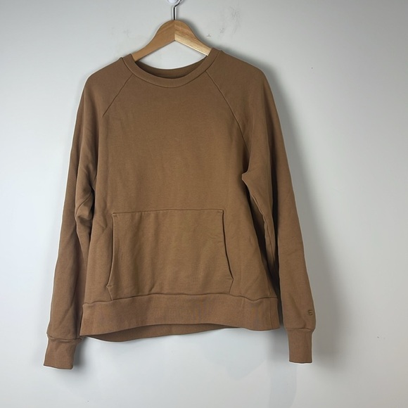Everlane The Track Crewneck Toasted Coconut Size Medium - Picture 2 of 9